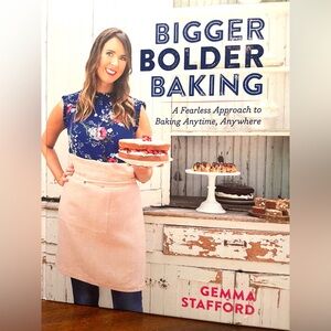 Stafford Bigger Bolder Baking Cookbook - White and Blue Design